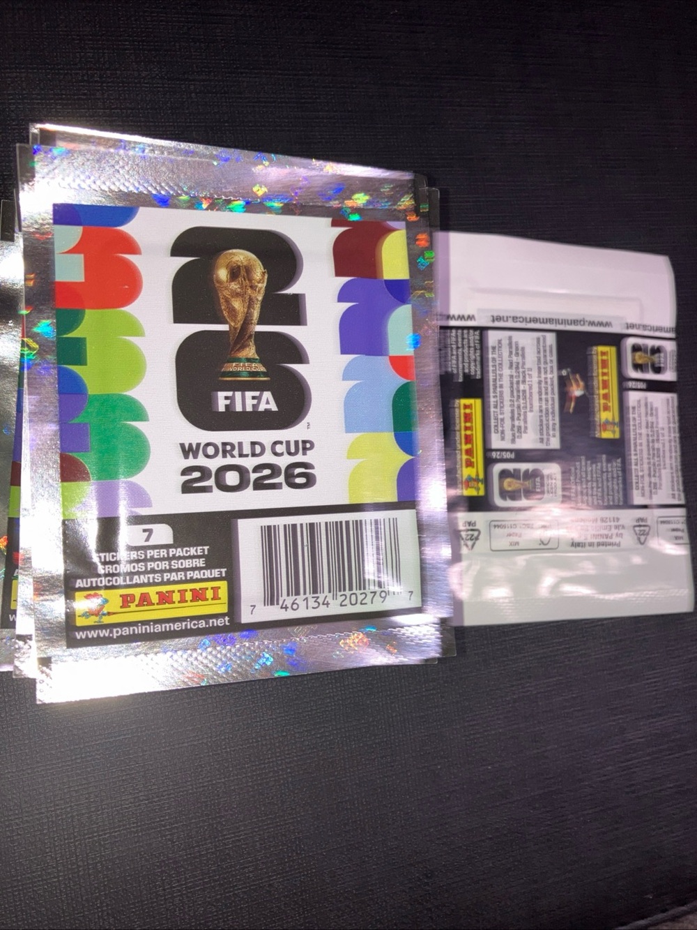 ONE (1) x Panini FIFA World Cup 2026 Holographic Sticker Pack BRAND NEW